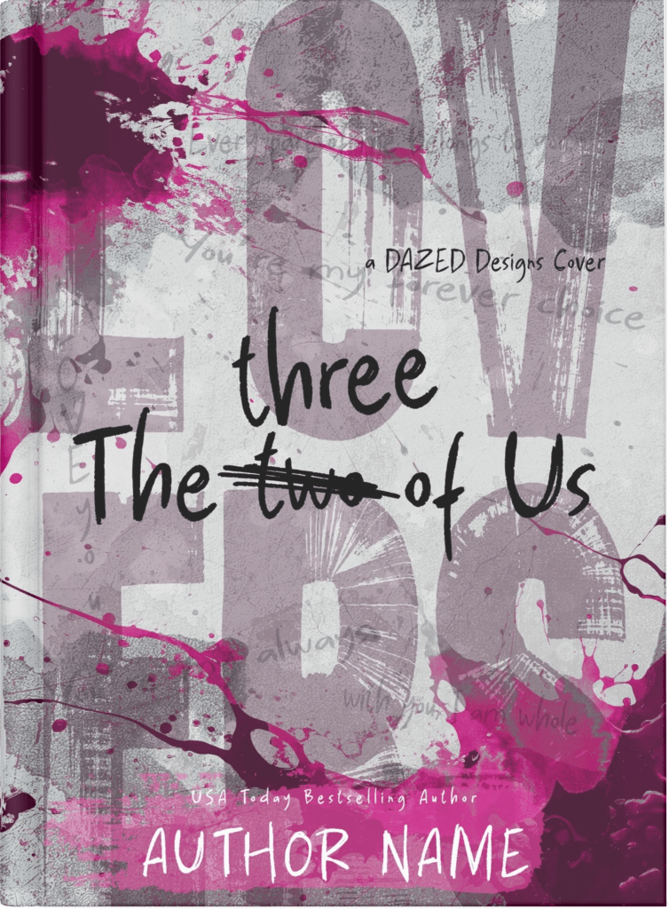 The Three of Us ebook cover art for sale