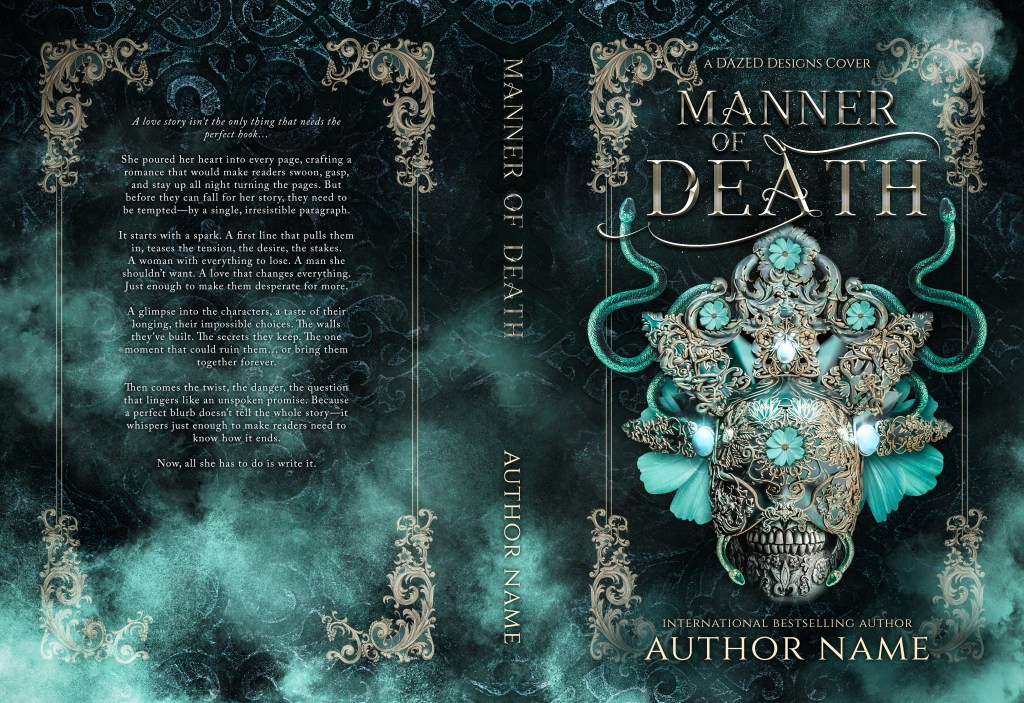 Manner of Death Pre-Made Book Cover for Sale