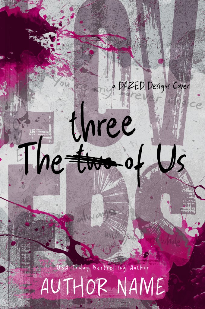 The Three of Us ebook cover art for sale