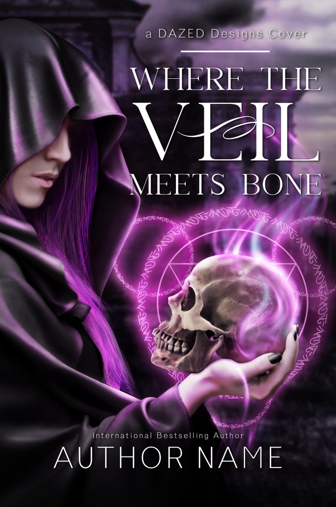 WHERE THE VEIL MEETS BONE Pre-Made Book Cover Art
