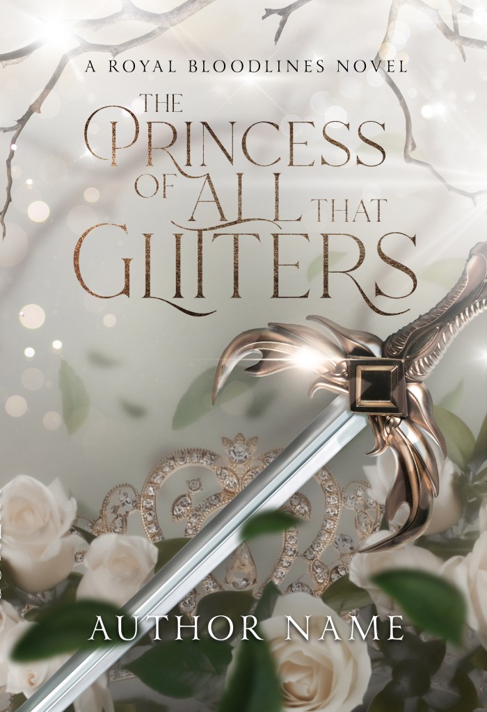 Princess of all the Glitters Pre-Made Book Cover Art