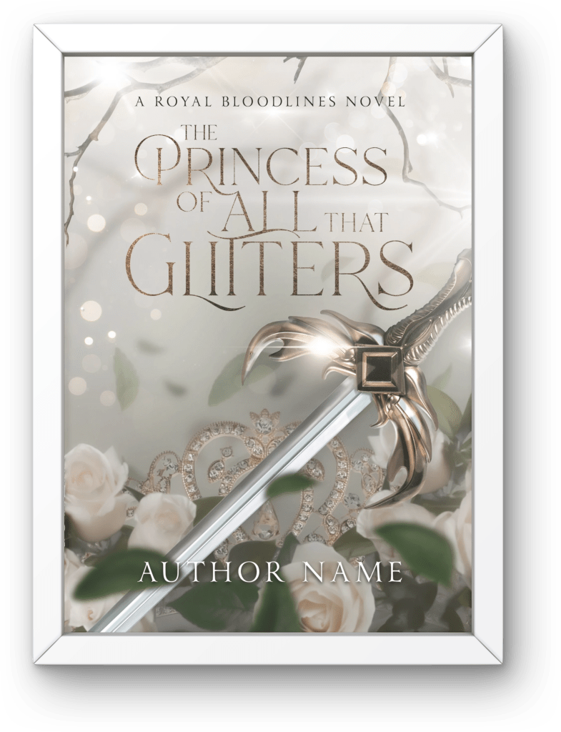 Princess of all the Glitters Pre-Made Book Cover Art